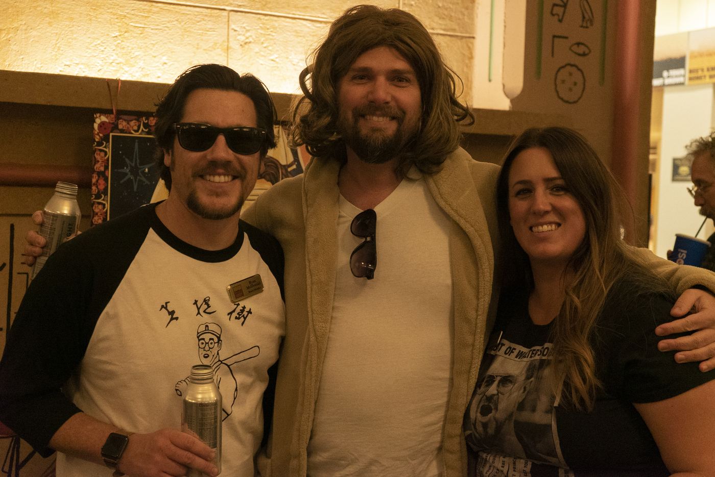 Ryan McDonald with festival-goers backstage